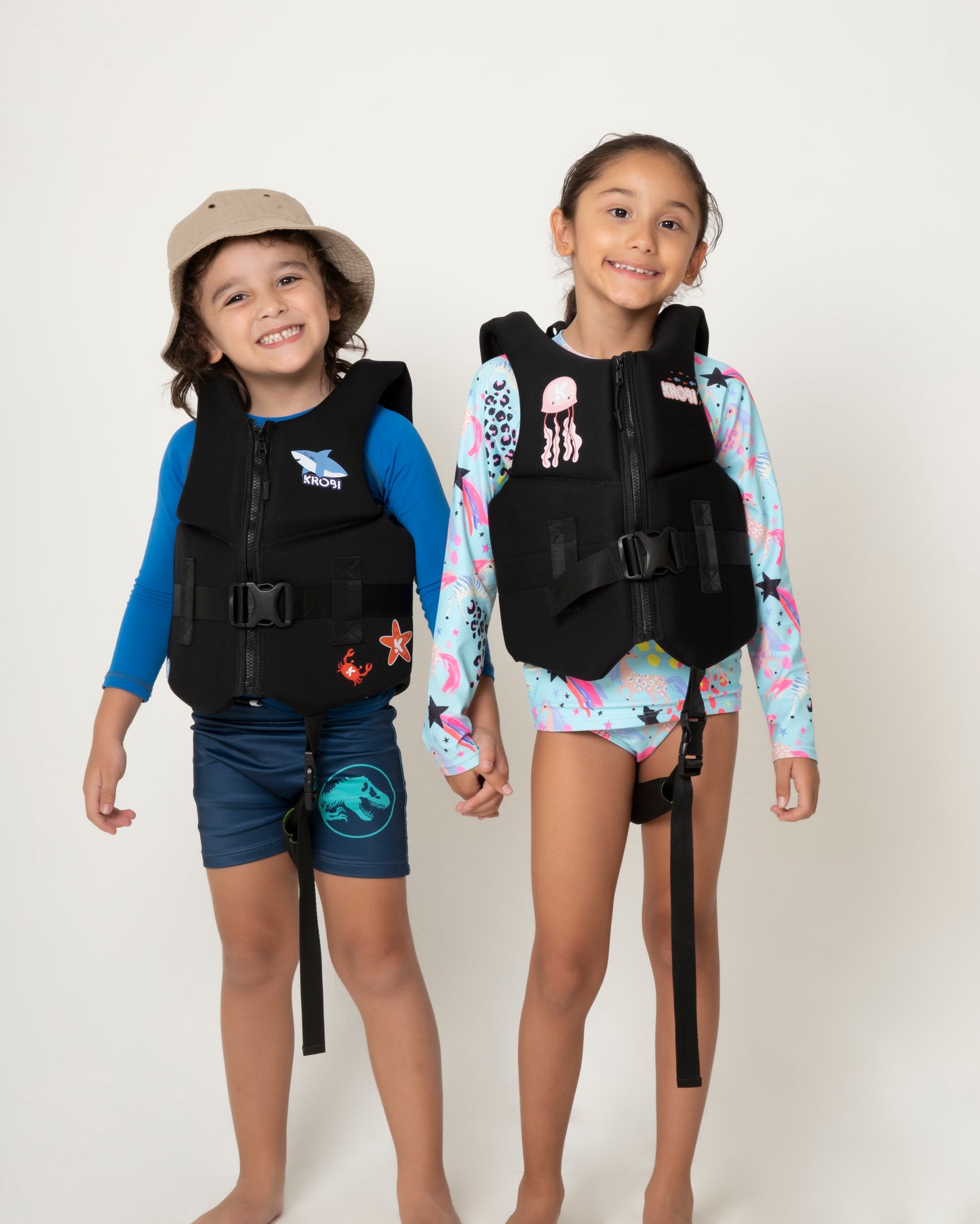 Chaleco Junior Niña – Niño | Flotabilidad y Comodidad para Actividades Acuáticas / NEGRO