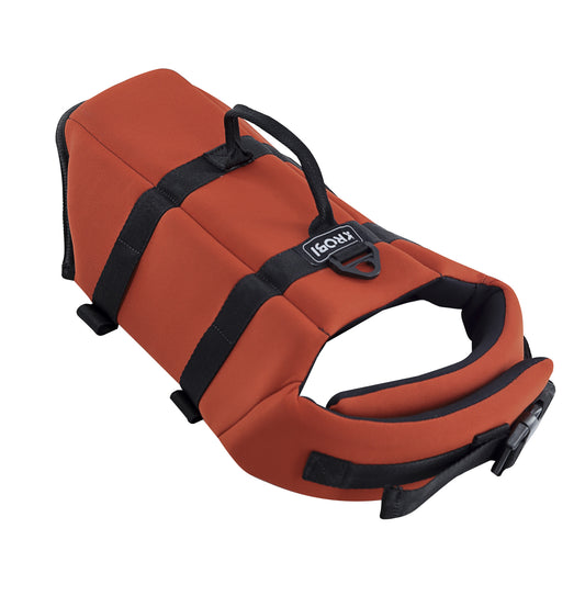Chaleco de Flotabilidad para Perros KROBI – Neopreno de Alta Resistencia / Naranja