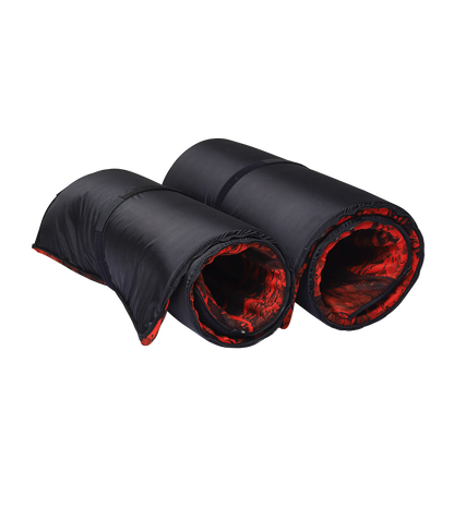 Colchoneta Flotante Roja Camuflada para Mar, Piscina y Río – Flotador Acolchado Enrollable | KROBI