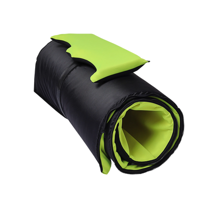 Colchoneta Flotante para Mar, Piscina y Río – Flotador Acolchado Enrollable | KROBI Verde