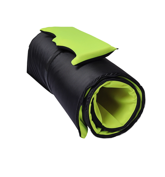 Colchoneta Flotante para Mar, Piscina y Río – Flotador Acolchado Enrollable | KROBI Verde
