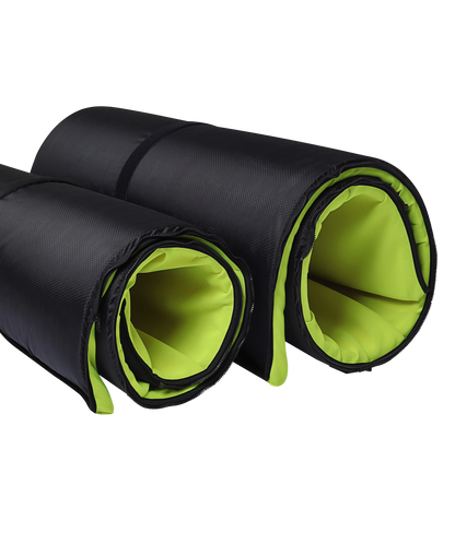 Colchoneta Flotante para Mar, Piscina y Río – Flotador Acolchado Enrollable | KROBI Verde