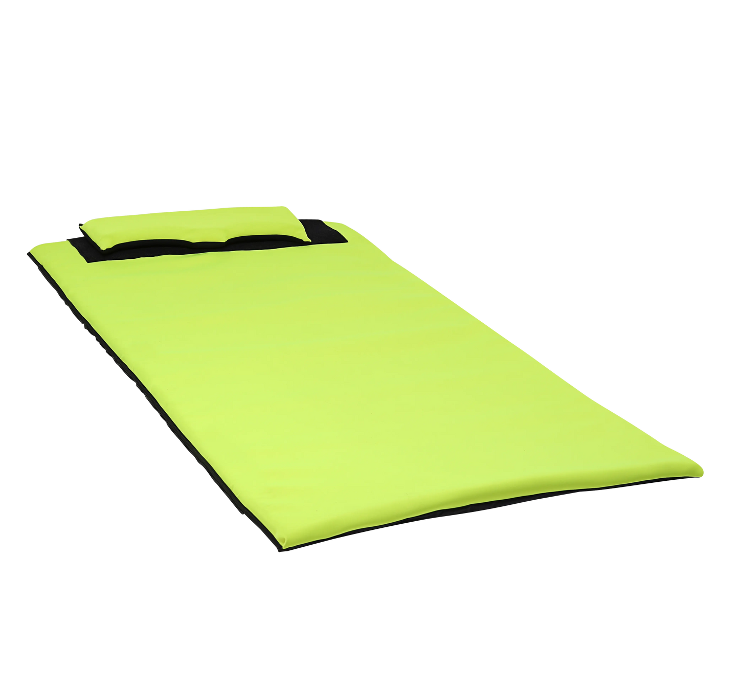 Colchoneta Flotante para Mar, Piscina y Río – Flotador Acolchado Enrollable | KROBI Verde