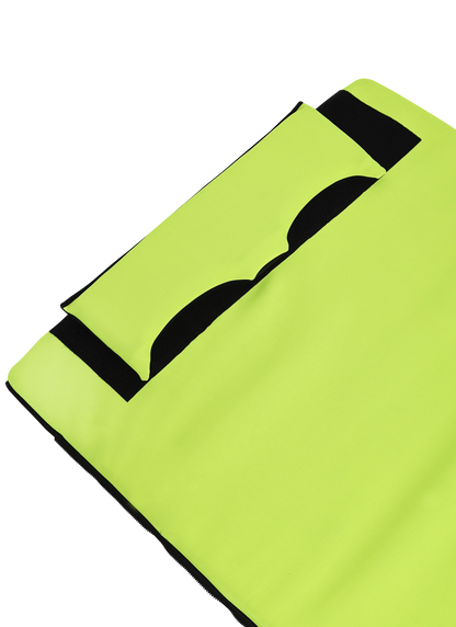 Colchoneta Flotante para Mar, Piscina y Río – Flotador Acolchado Enrollable | KROBI Verde