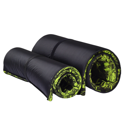 Colchoneta Flotante  para Mar, Piscina y Río – Flotador Acolchado Enrollable | KROBI Camuflado Verde