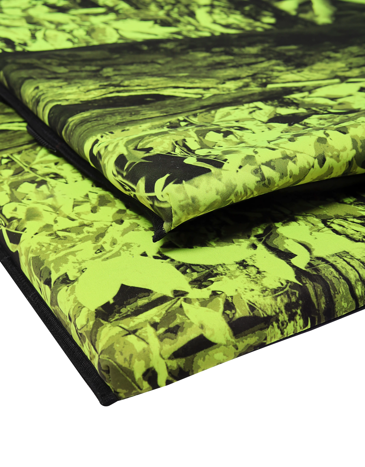 Colchoneta Flotante  para Mar, Piscina y Río – Flotador Acolchado Enrollable | KROBI Camuflado Verde