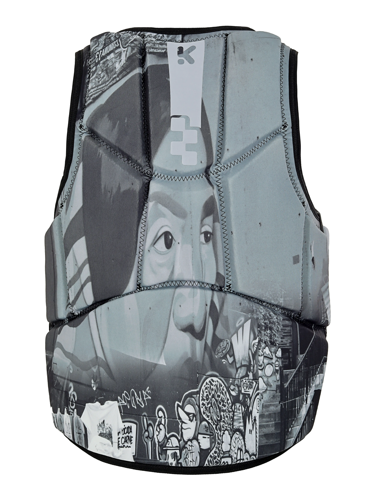 Chaleco de Impacto KROBI Camuflaje Urbano – Neopreno Deportivo de Alta Flotabilidad