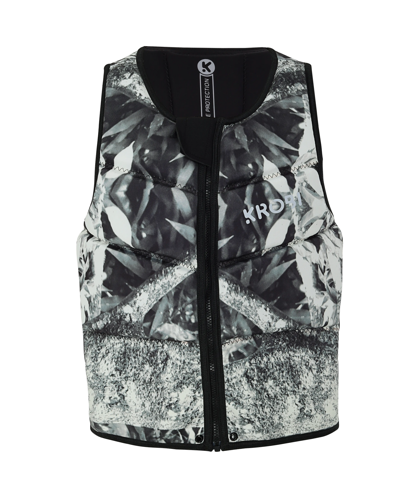 Chaleco de Impacto KROBI Camuflaje Jungle Marfil – Neopreno de Alta Densidad y Flotabilidad Asistida