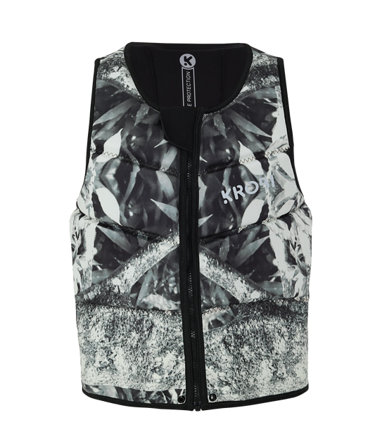 Chaleco de Impacto KROBI Camuflaje Jungle Marfil – Neopreno de Alta Densidad y Flotabilidad Asistida