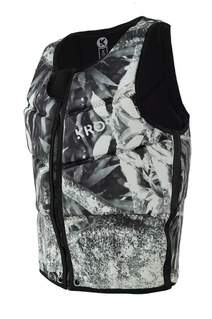 Chaleco de Impacto KROBI Camuflaje Jungle Marfil – Neopreno de Alta Densidad y Flotabilidad Asistida