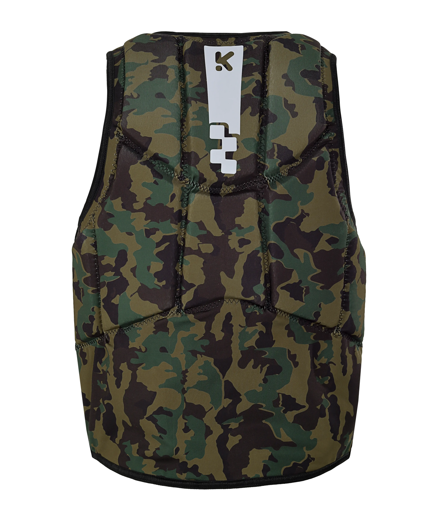 Chaleco de Impacto KROBI Swiss Camo – Neopreno de Alta Densidad con Flotabilidad Asistida