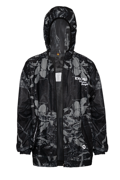 Chaqueta Jungle Gris – Unisex | Impermeable 2L con Bolsillo Oculto