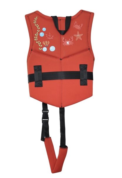 Chaleco Junior Niña – Niño | Flotabilidad y Comodidad para Actividades Acuáticas / NARANJA